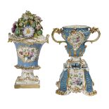 Two Jacob Petit Paris Porcelain Potpourri Vases