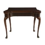 Queen Anne Mahogany Games Table
