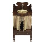 Period Federal Mahogany Retrofitted Washstand