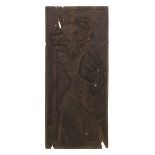 Carved Hardwood Panel of Pandawa "Bima"
