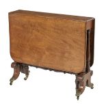 Regency Mahogany Sunderland Drop-Leaf Table