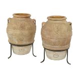 Pair of Large Terracotta Jars