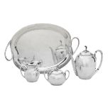 Mexican Sterling Silver Tea Set