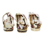 Three Jacob Petit Paris Porcelain Figures