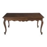 French Provincial Walnut Refectory Table