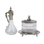 Victorian Silverplate, Glass and Claret Jug