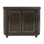 Regency-Style Mahogany Cabinet