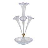 Bohemian Glass Epergne