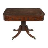 William IV Mahogany Center Table