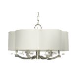 Contemporary Chrome and Acrylic Chandelier