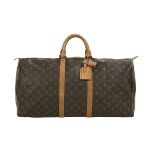 Louis Vuitton Monogram "Keepall" Travel Bag