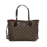 Louis Vuitton Damier Ebene "Neverfull PM" Tote