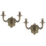 Pair of Gilt-Bronze Sconces in the Louis XV Taste