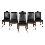 Six Ralph Lauren Louis XV-Inspired Dining Chairs