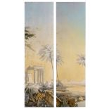 Two Zuber "El Dorado" Wallpaper Panels