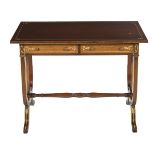 Edwardian-Style Mahogany Side Table