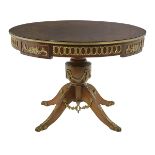 Inlaid and Ormolu-Mounted Mahogany Table