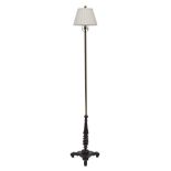 William IV Adapted Pole Screen & Now Floor Lamp