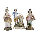 Three Jacob Petit Paris Porcelain Figures