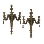 Pair of Composition Sconces