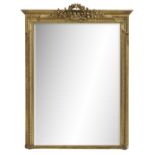 Napoleon III Giltwood Overmantel Mirror