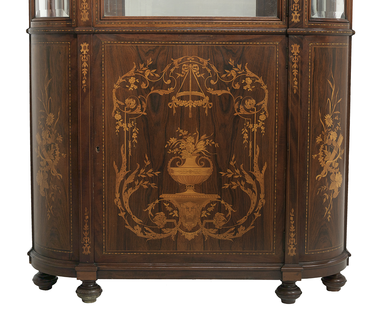 American Late Victorian Rosewood Vitrine - Image 3 of 4