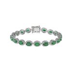 Emerald and Diamond Bracelet