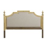 French-Style Carved and Giltwood Headboard