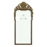 Venetian Parcel-Giltwood and Painted Mirror