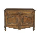 Provincial Louis XV Walnut Buffet