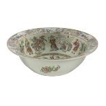 Large Chinese Famille Rose Porcelain Bowl