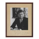 John F. Kennedy Autographed Photograph