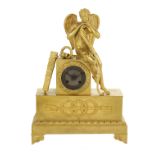 French Bronze Dore Mantel Clock