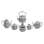 George W. Shiebler Sterling Silver Tea Set