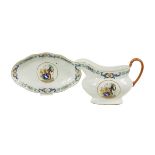 Two Pieces of Chinese Export Armorial Porcelain