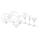 Crown-Engraved Carder/Steuben Crystal Tableware