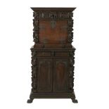 Italian Renaissance-Style Carved Desk-on-Case