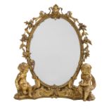 Napoleon III Giltwood Dressing Table Mirror