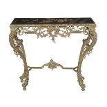 Gilt-Bronze and Coromandel Console Table