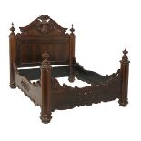 New Orleans Market Rosewood Bed