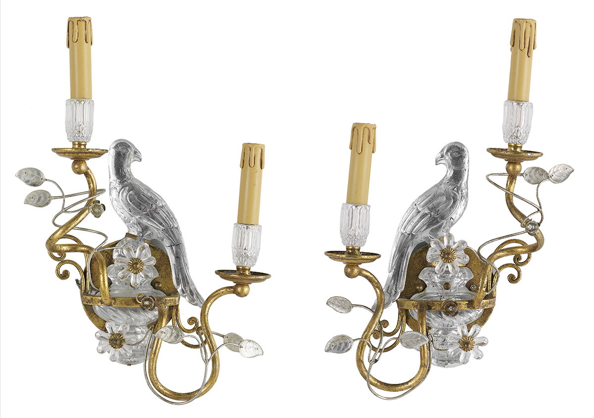 Pair of French Bagues-Style Sconces