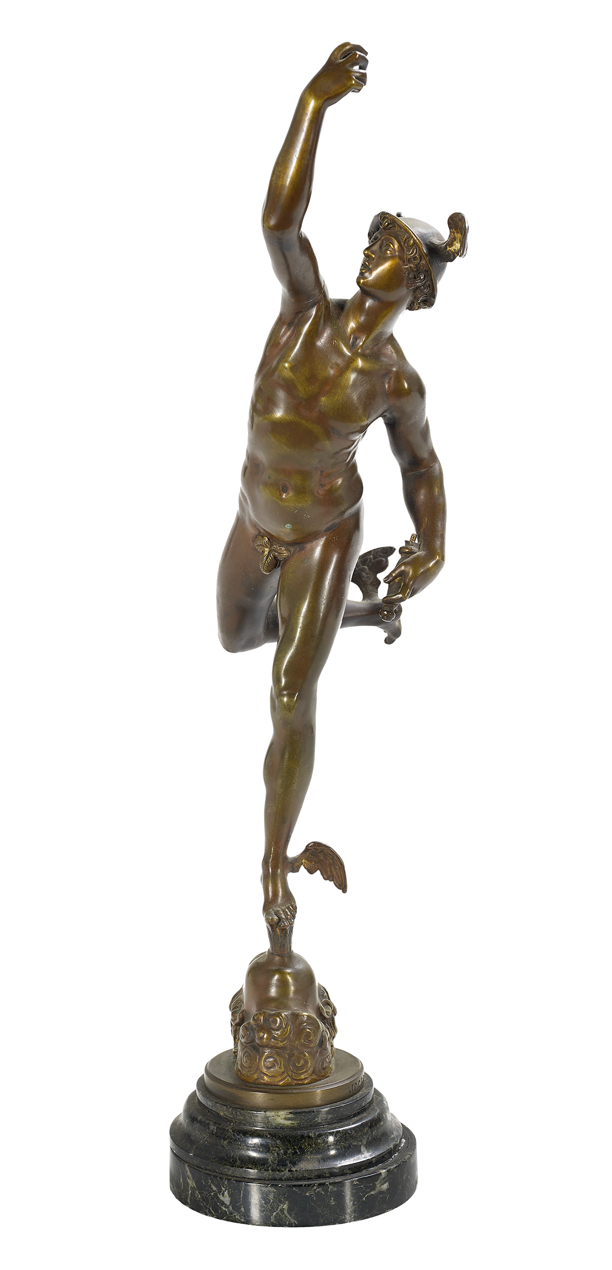 Italian Patinated Bronze of "Mercury"