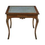 Provincial Louis XV-Style Fruitwood Games Table