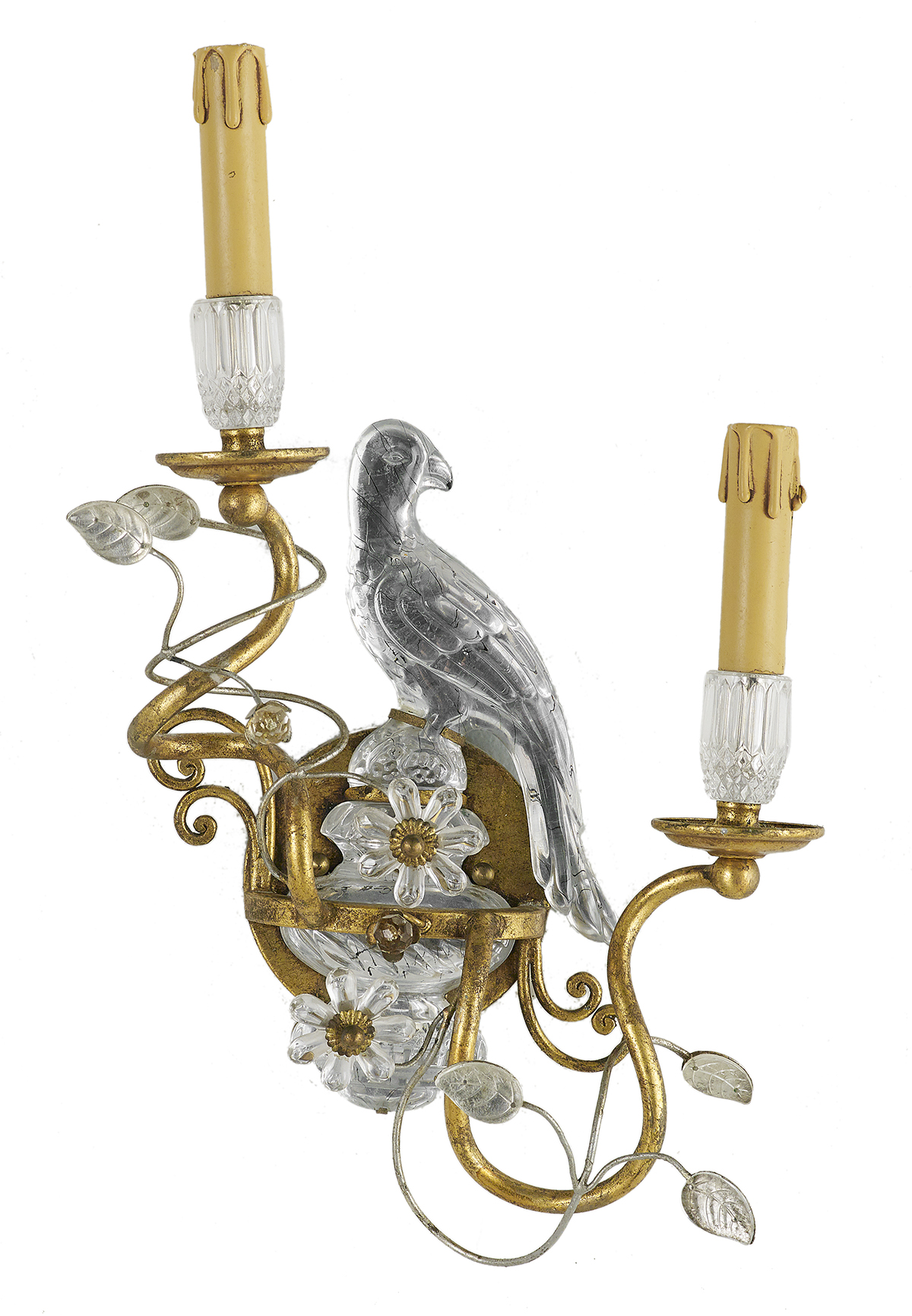 Pair of French Bagues-Style Rock Sconces - Image 3 of 3