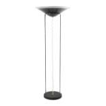 Leucos, Italy, Chromed Steel and Glass Floor Lamp