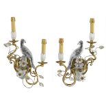 Pair of French Bagues-Style Rock Sconces