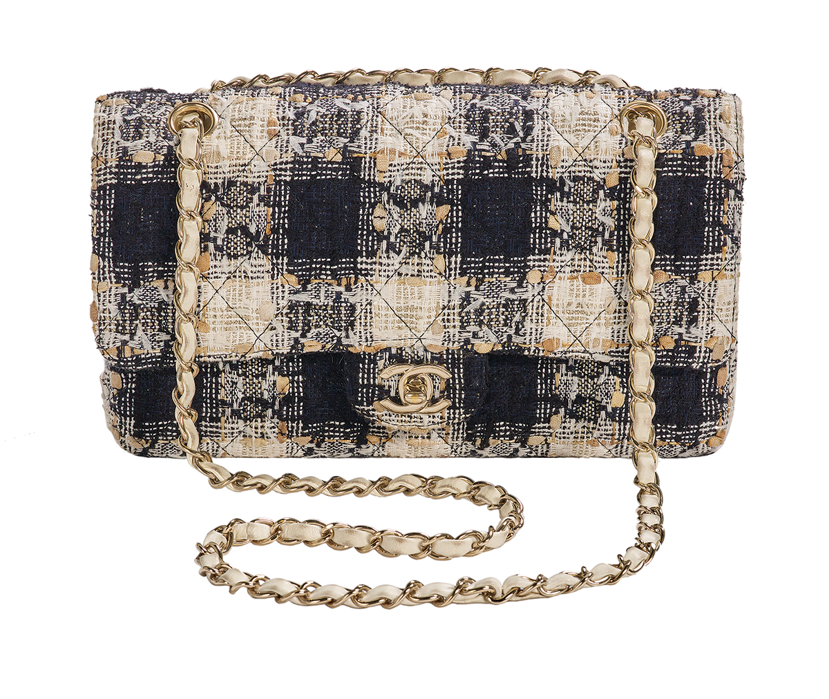 Chanel Fantasy Tweed Medium 2.55 Double Flap Bag