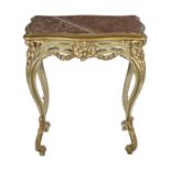 Louis XV-Style Marble-Top Occasional Table