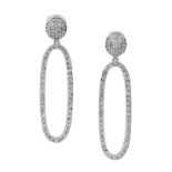 Pair of Diamond Earrings