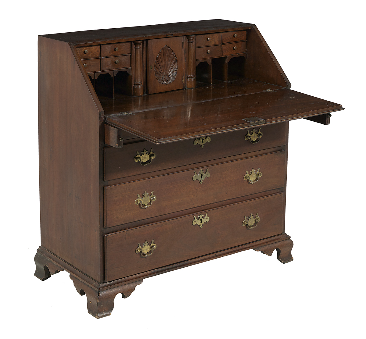 American Walnut Slant-Lid Desk - Image 2 of 2